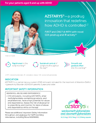 AZSTARYS® Brochure for HCPs.